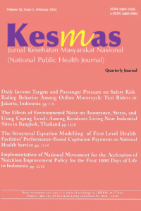 KESMAS : Jurnal Kesehatan Masyarakat Nasional